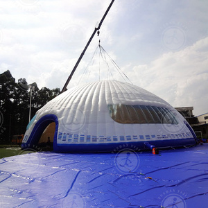 Factory High Quality Custom Inflatable Mongolian Yurt Dome Tent Luxury Large lglooTent Inflatable Pvc Tents For Events