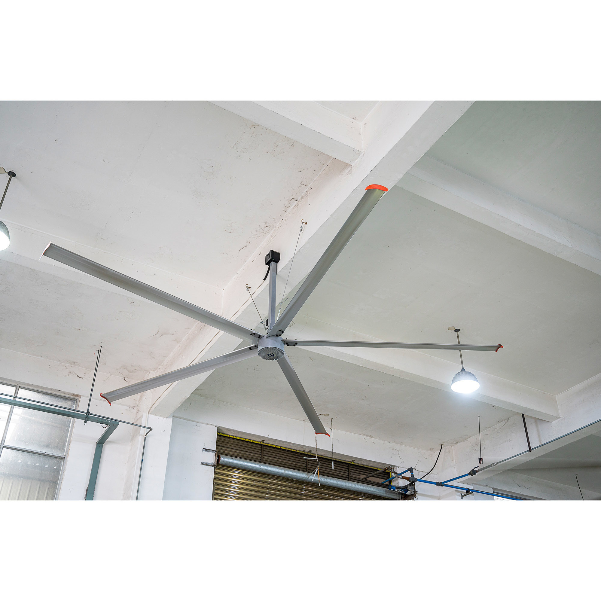 7.3M low speed 55RPM direct drive motor HVLS Fans with IP66 controller