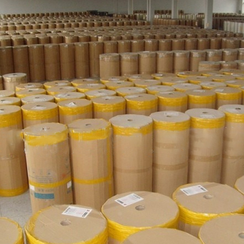 Yellow Packing Jumbo Roll Bopp Tape 1280mm* 4000m Single Sided Acrylic Jumbo Roll Tape