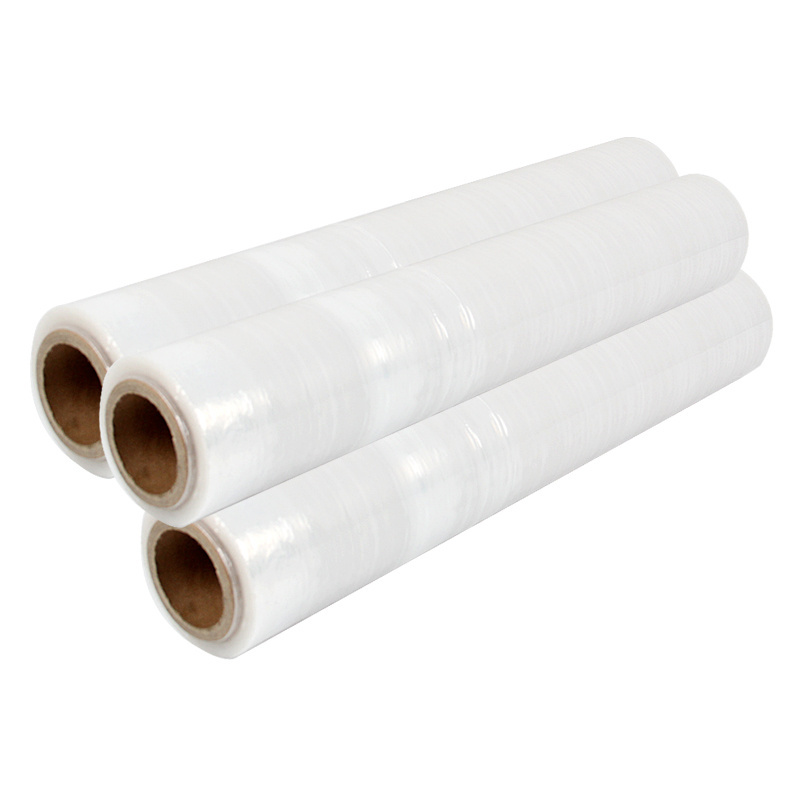 Pallet Film Stretch Film Transparent Mic Roll Wrapping Pcreative Lldpe Stretch Wrap Cast Stretch Film Shoutdoor Custom PE Soft