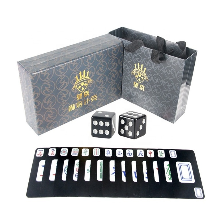 WJPC- Custom Mini Cartoon Playing Cards High Quality Mahjong Playing Cards