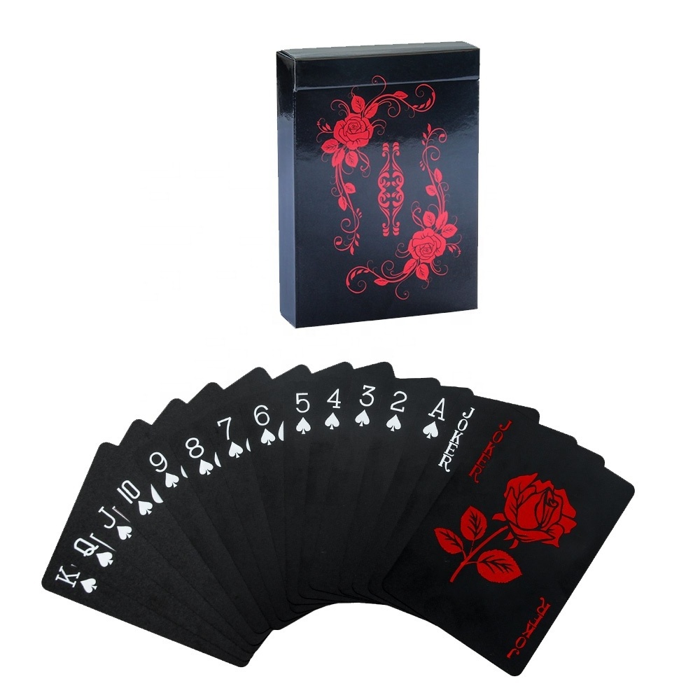 WJPC-Personalised Deck Of Card Game Plastic Playing Card Customized Deck Plastic Poker Card