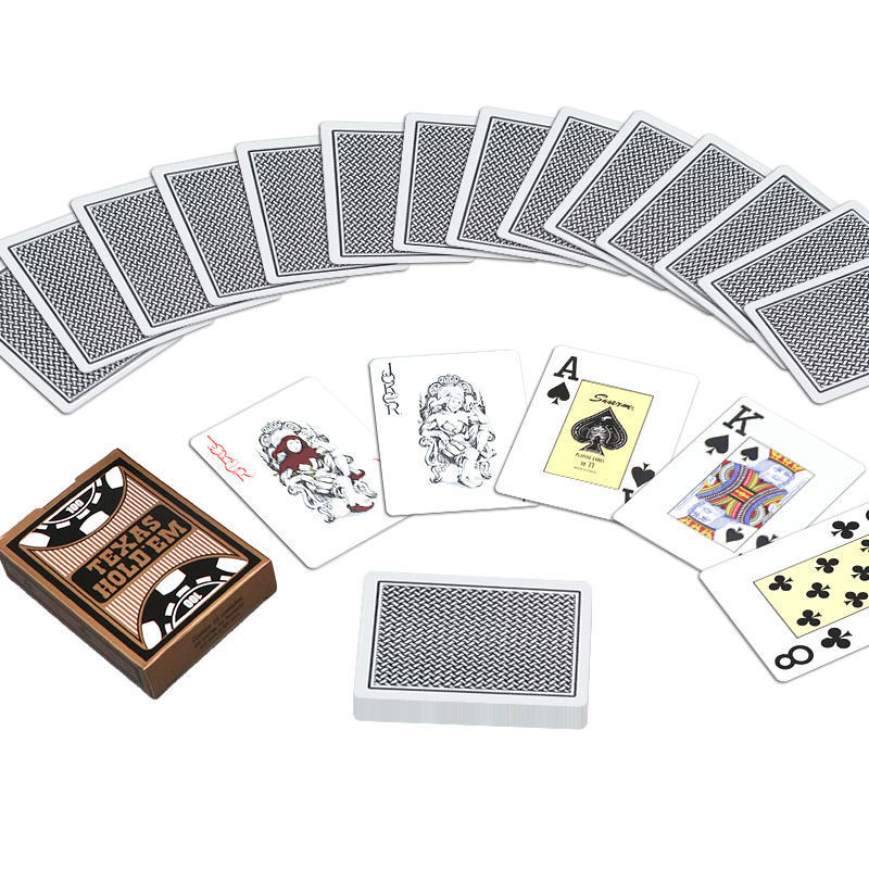 Customized Printing 100% PVC Plastic Playing Cards in Bridge Size