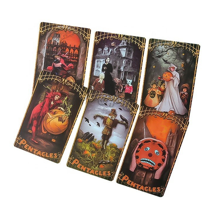 WJPC-Russian Tarot Cards Classic Custom Large Plastic Tarot Cards