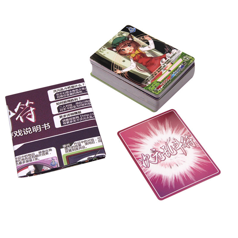 Sexy Adult Picture Japanese Anime Nude Paper Girl Animals Poker Trading Card Game Deck Plastic Packaging Custom Playing Cards