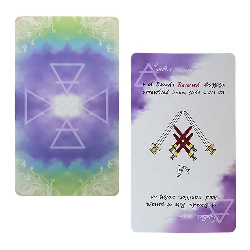 Paper Tarot Playing Cards Wholesale Tarot Game Cards Custom Design Tarot Cards With Recyclable