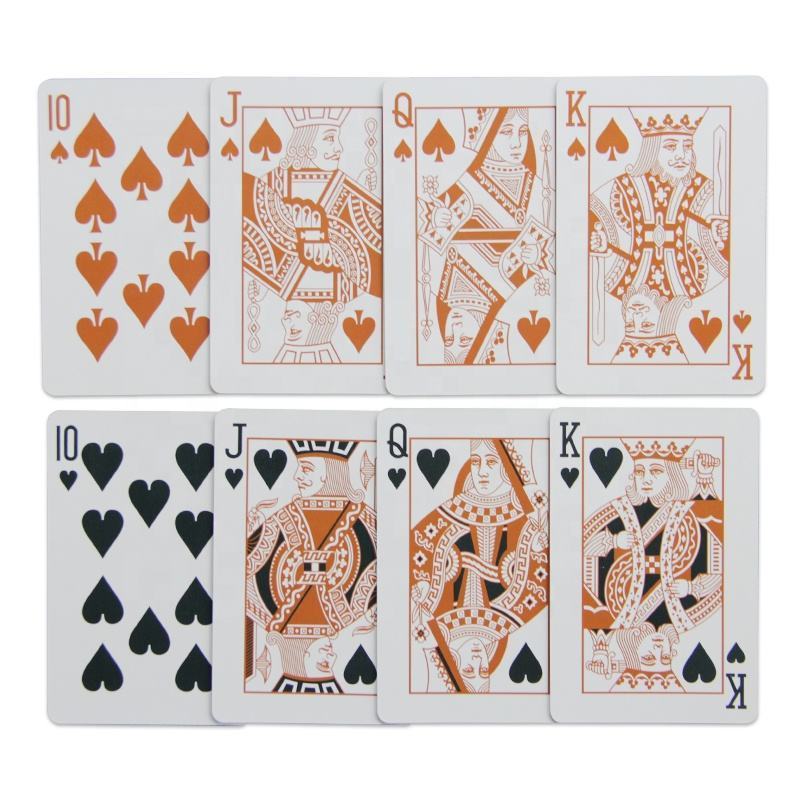 WJPC-Tunisia Country Design Cheap Playing Cards Pvc Gift Glow In The Dark Fluorescent Playing Card Set