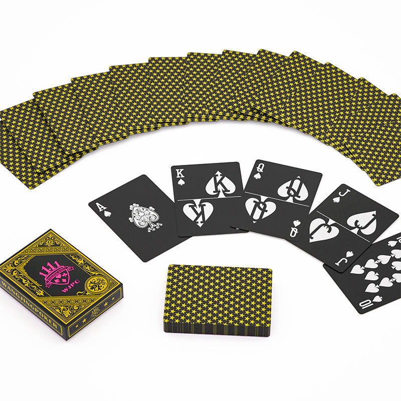 Customized Printing 100% PVC Plastic Playing Cards in Bridge Size