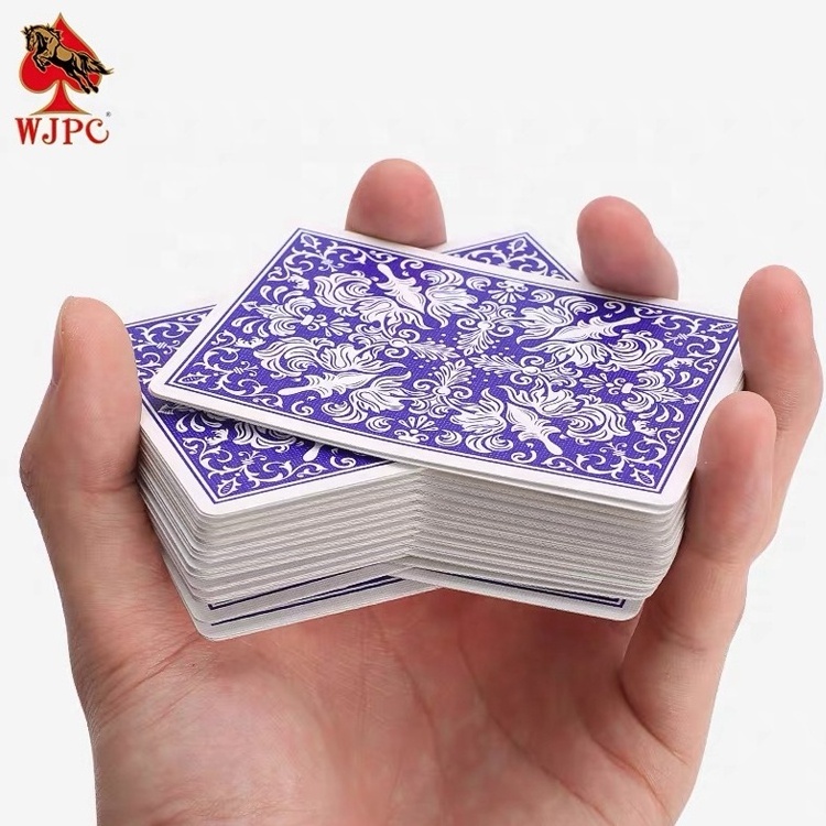 WJPC-Custom Gold And Silver Playing Cards Poker Size Plastic Magic Card Deck