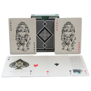 Unique Custom graphic printing Poker Cards Printing Custom Round Playing Cards With Tin Box