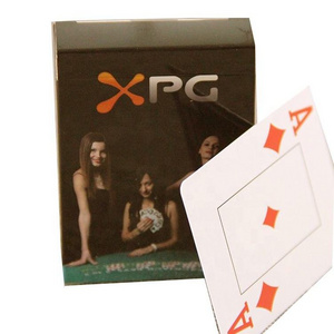 Customized Printing 100% PVC Plastic Playing Cards in Bridge Size