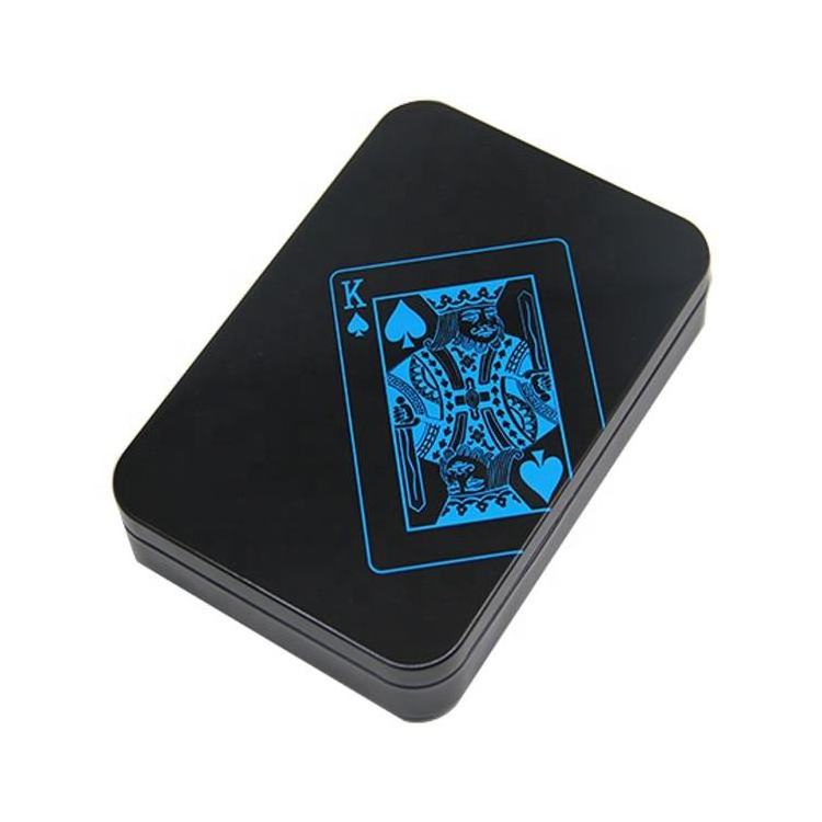 Custom Wholesale Plastic Poker Playing Cards Decks 4 Color Glow In The Dark Fluorescent Playing Cards