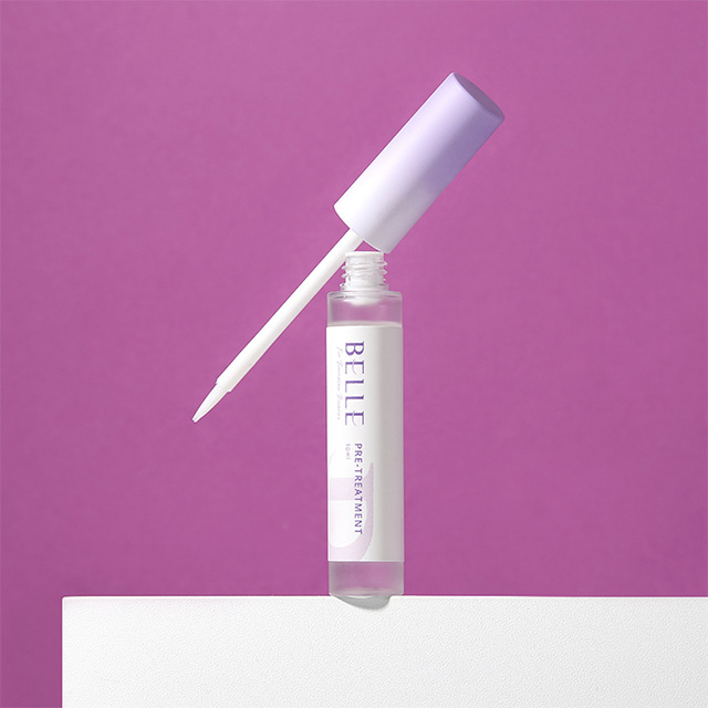 Belle Pre-treatment 10ml SUPER BONDER Fine Brush type Scentless Strengthen glue Soften lashtape harden faster eyelash extensions