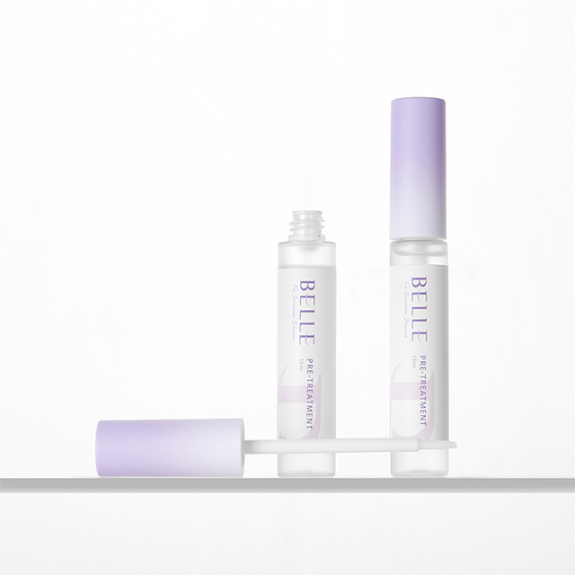 Belle Pre-treatment Scentless 10ml Fine Brush Strengthen glue Super Bonder cure harden faster after eyelash extensions