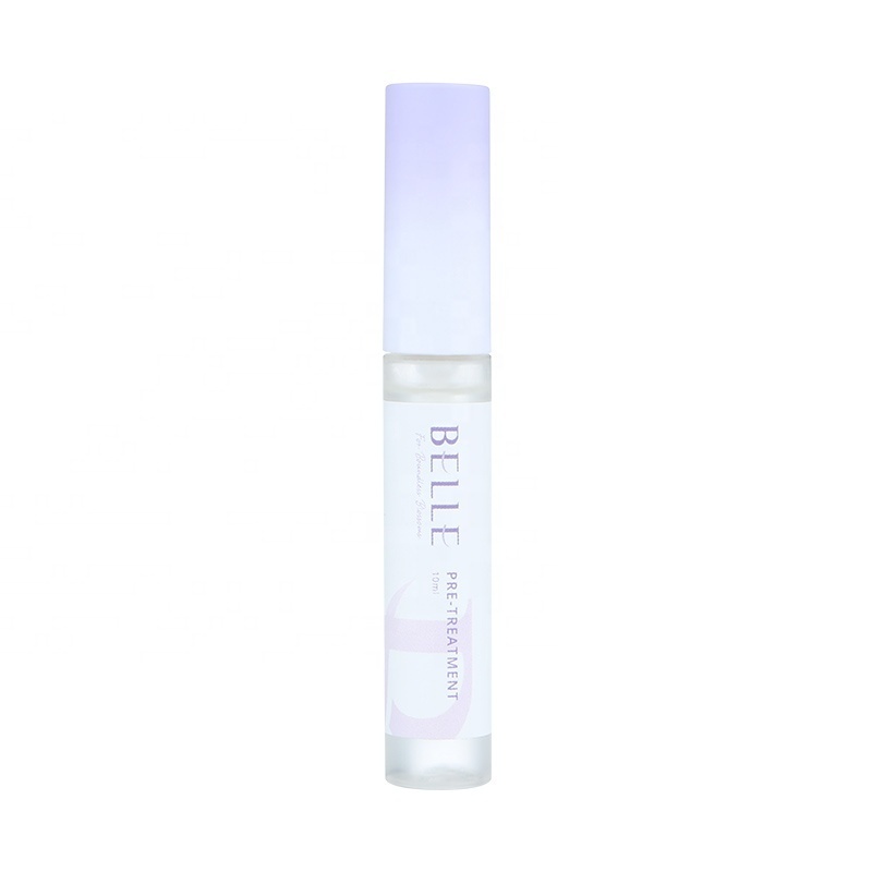 Belle Pre-treatment Scentless 10ml Fine Brush Strengthen glue Super Bonder cure harden faster after eyelash extensions