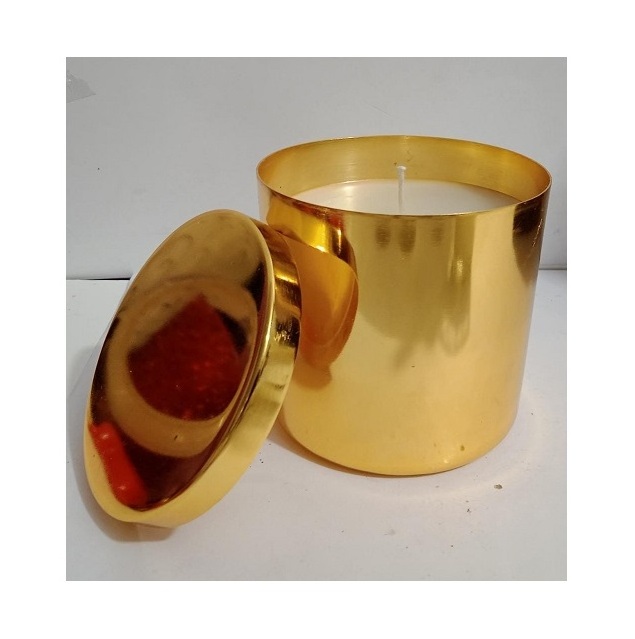 Metal Gold Plated Candle Holder Pillar with waves Design Hot selling Handmade candle Stand