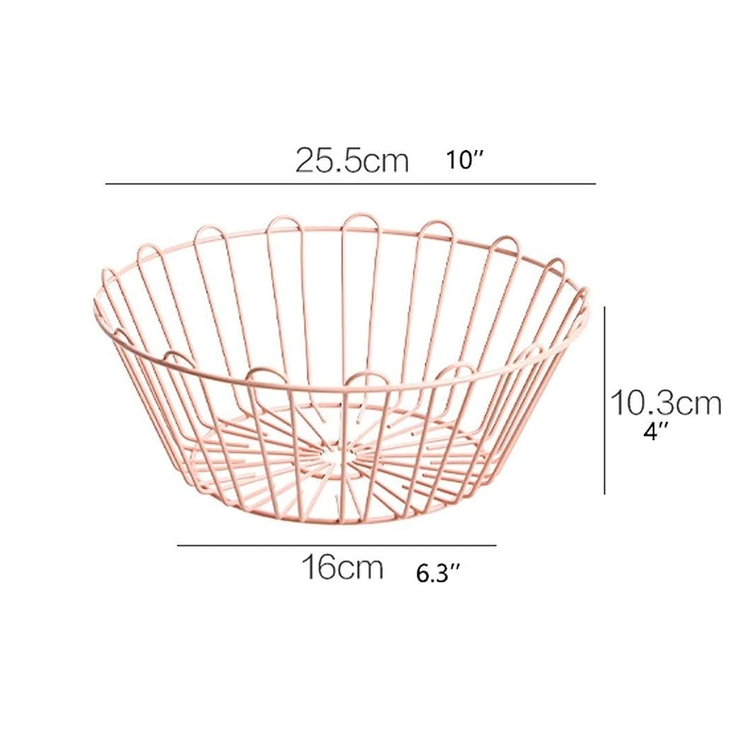 round fruit basket for hotel at lower cost copper antique wire basket for kitchenware stylish fruit & vegetables basket for home