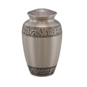 Stainless Steel Matte Customized Keepsake Cremation Urns Funeral Cremation Urns Supplies Urns Coffin Casket For Human Ashes