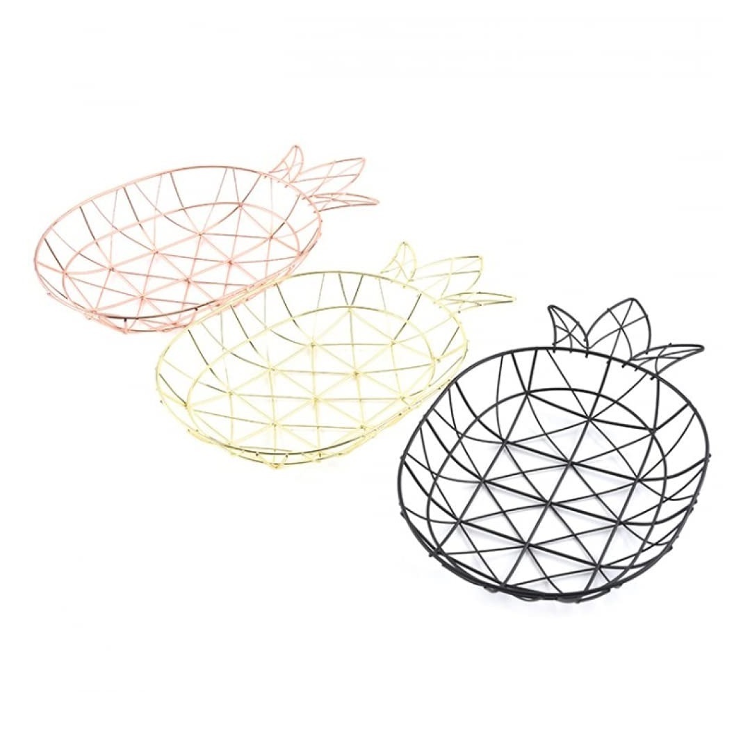 round fruit basket for hotel at lower cost copper antique wire basket for kitchenware stylish fruit & vegetables basket for home