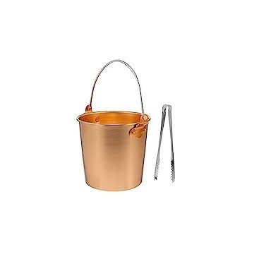 metal bucket for cooling wine bottle at reasonable price ice cube bucket holder with handle for home hotel & bar accessories