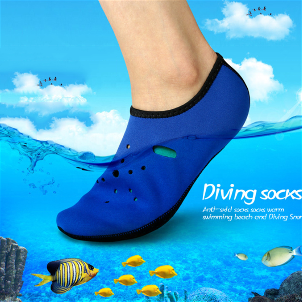 Beach Shoes Quick Dry Non-slip Diving Socks Swimming Pool Surfing Snorkeling Sock Swimming Fins Flippers Water Sport Shoes