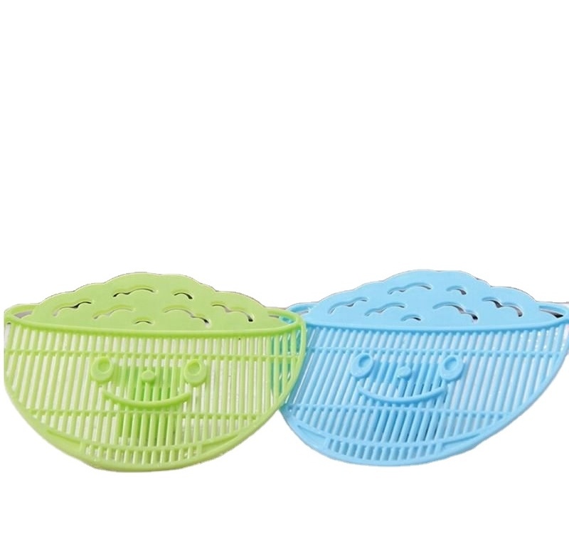 Hot Selling Smile Drainer Clip Rice Washing Sieve Tool Can Bowl Filter Smile Strainer Kitchen Gadget