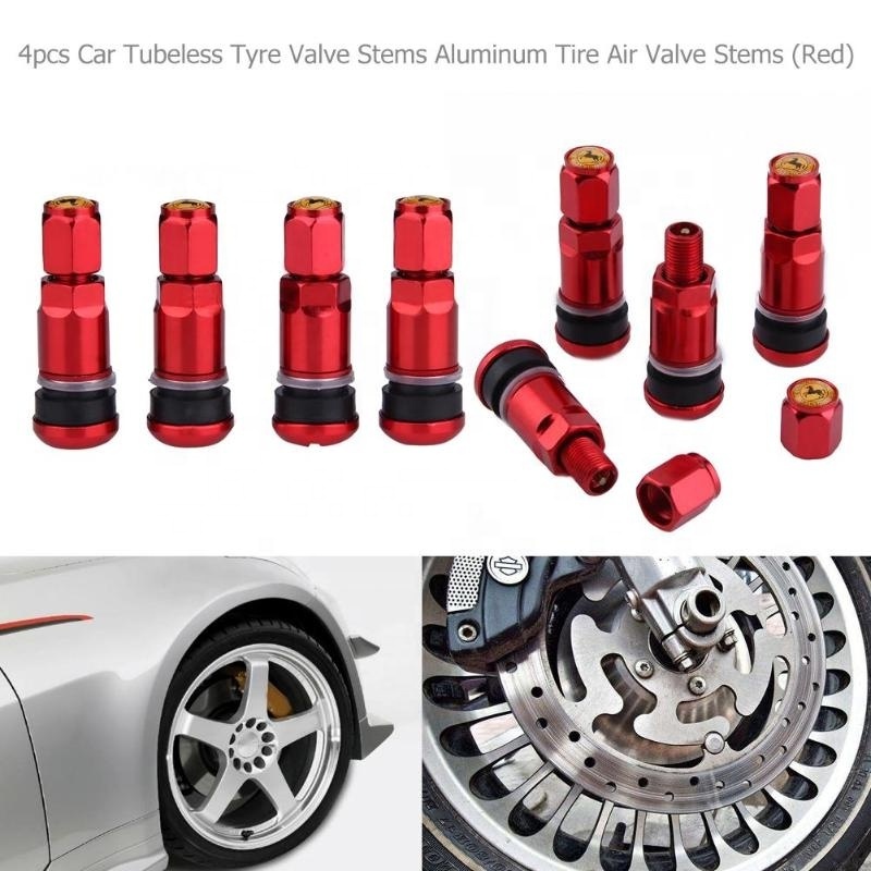 Universal Metal Car Motorcycle Tubeless Wheel Tyre Valve Stems  Aluminum Alloy Tire Air Valve Stems Valve Stems