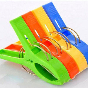 Plastic reinforced durable large wind clip strong clothespin