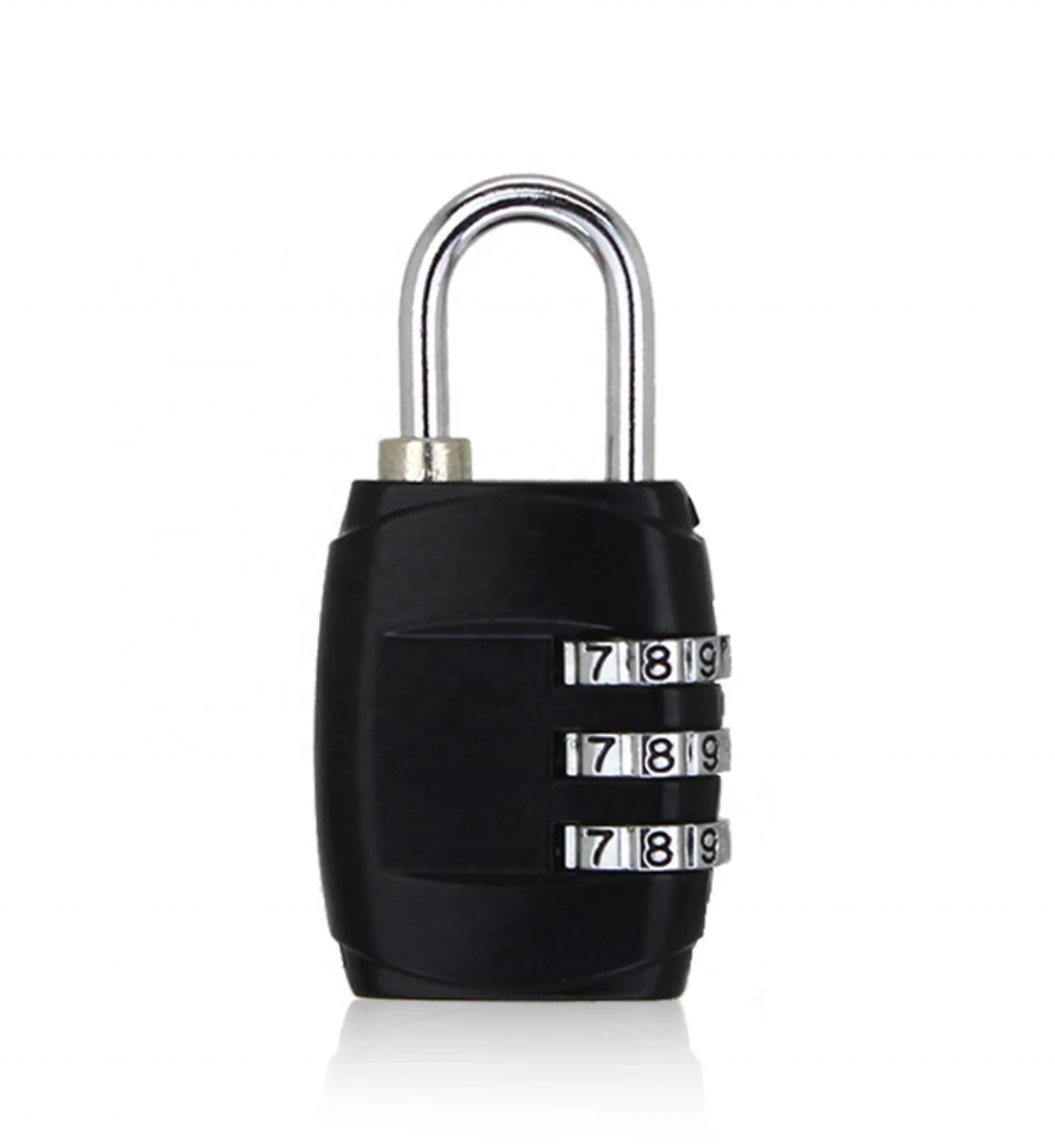 Mini Dial Digit Number Code Lock 3 Dial Travel Padlock Password Lock For Luggage Suitcase Baggage Toolbox Gym Locker Metal Code