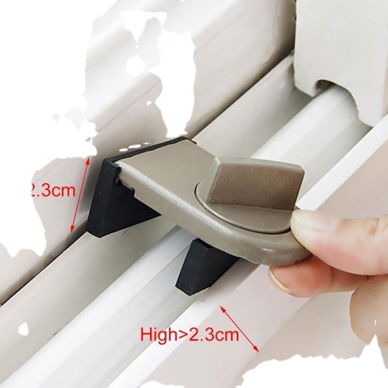 Sliding Sash Stopper Cabinet Locks Straps Doors Security Anti-theft lock Window Sliding Door Baby Kids Child Safety Doors Lock