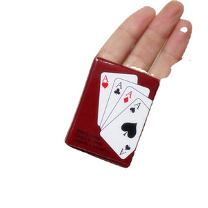 Texas Hold'em Mini Cute Poker Home Decoration Poker Cards Playing Game Creative Child Gift Outdoor Climbing Travel Accessories