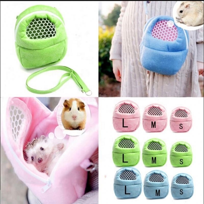 New Hamster Dog Bag Hamster Rat Hedgehog Chinchilla Ferret Puppy Cat Pet Carrier Pelucia Sleep Hanging Bag