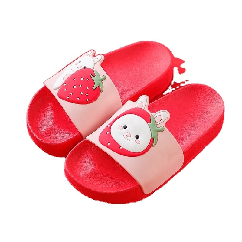 Children Cartoon Slippers Girls Summer Beach Sandals Kids Bathroom Flip Flops Toddler Boys Indoor Flip Flops Baby Home Shoes