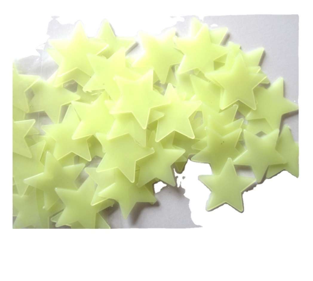 3D Stars Wall Stickers Luminous Fluorescent Wall Stickers For Kids Baby Room Bedroom Ceiling Home Decor