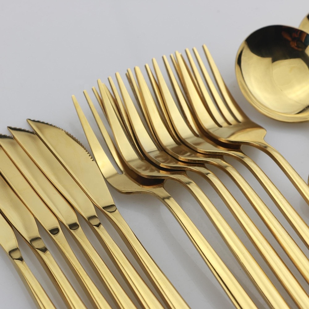 Flatware Hanging Cutlery Table Ware Cutlery Set Dinnerware Gold Stainless Steel Creative Black Gift Silver Customize OEM