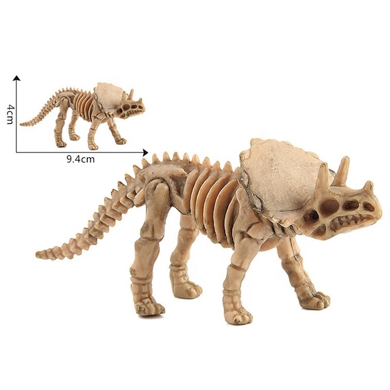 12pcs Dinosaur Toys Fossil Skeleton Simulation Model Set Mini Action Figure Jurassic Educational Creative Toys For Boys Children