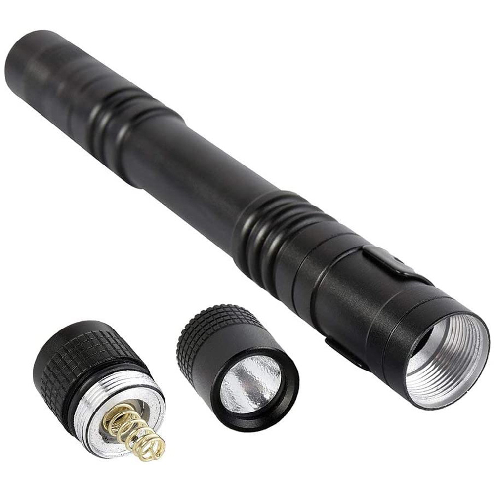 New Portable Mini flashlight Pen Light Flashlight LED Pocket Waterproof Small For Hunting Repair Camping