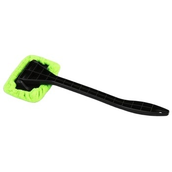 Plastic Windshield Cleaner Microfiber Auto Window Cleaner Long Handle Brushes Sponges Handy Washable Car Cleaning Tool