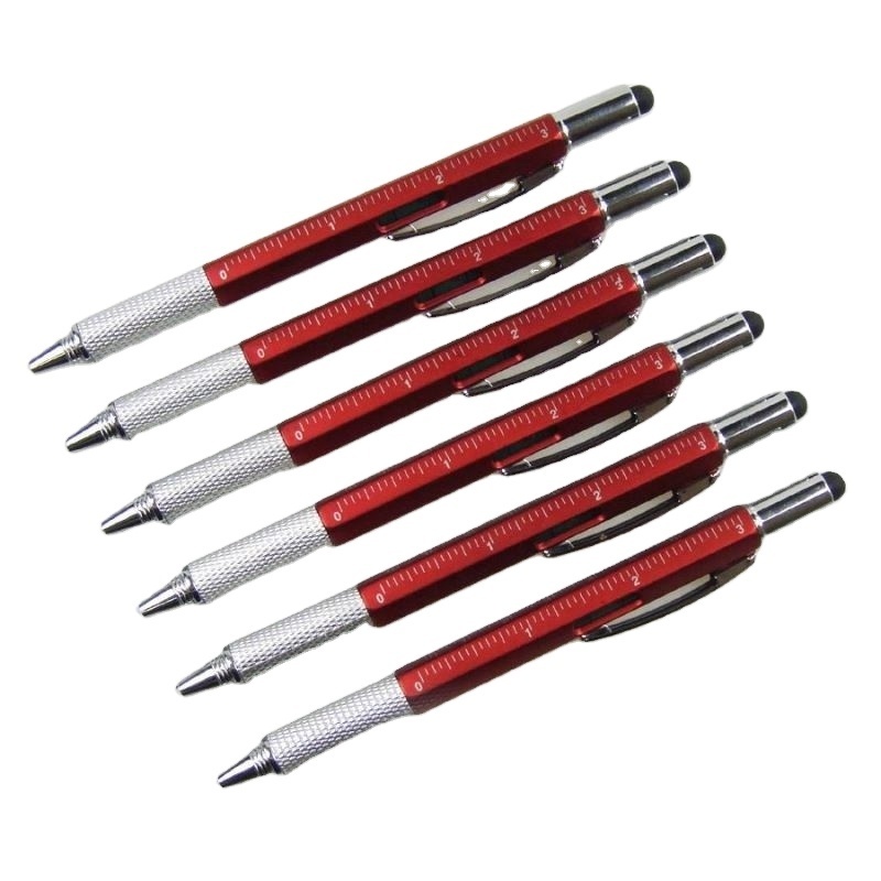 1pcs 7 color novel Multifunctional Screwdriver Ballpoint Pen Screen Metal Gift Tool School office stationery pen