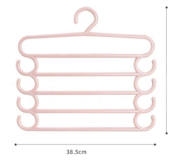 Pants Hangers Racks Closet Organizer  Clothing Racks Trouser Hangers Foldable Wardrobe Hanger Storage Organizer