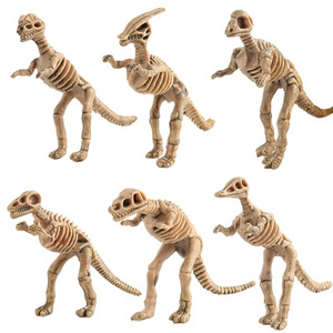 12pcs Dinosaur Toys Fossil Skeleton Simulation Model Set Mini Action Figure Jurassic Educational Creative Toys For Boys Children