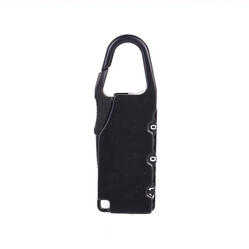 Zipper Bag Handbag Drawer EDC Tool Mini Combination Code Number Padlock Alloy Luggage Lock