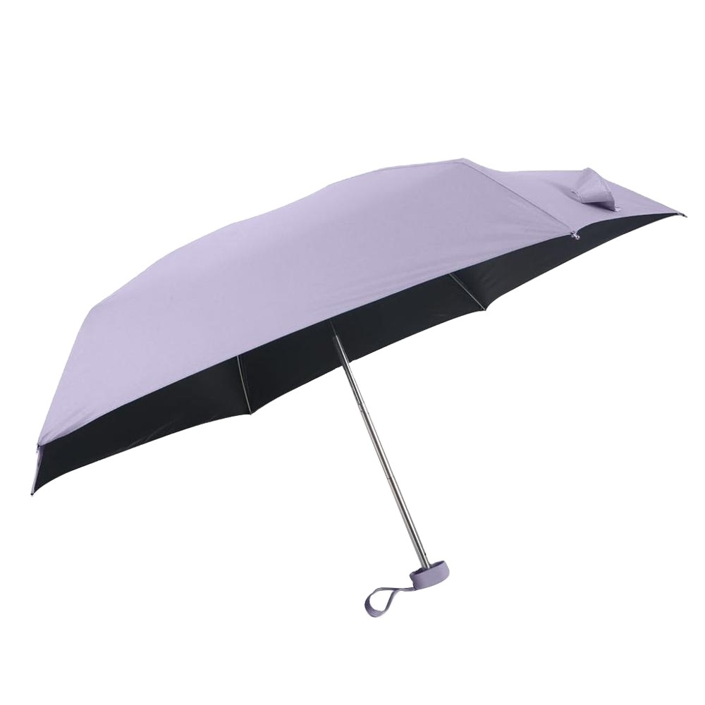 Umbrella Flat Lightweight Parasol 5 Folding Sun Mini Foldable Umbrella Couple Short Handle Wind Durable Resistant Umbrella