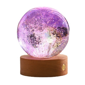 3d laser engraving solar system crystal ball  bead ball factory wholesale blank crystal glass ball with led base