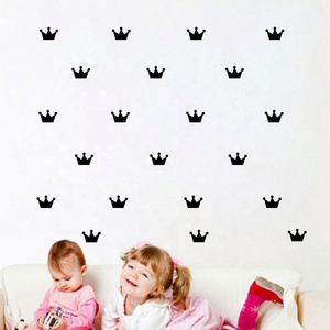 36 pcs Crown pattern wall paste sticker for kid's bedroom decorate wall sticker Princess baby girl wall decor