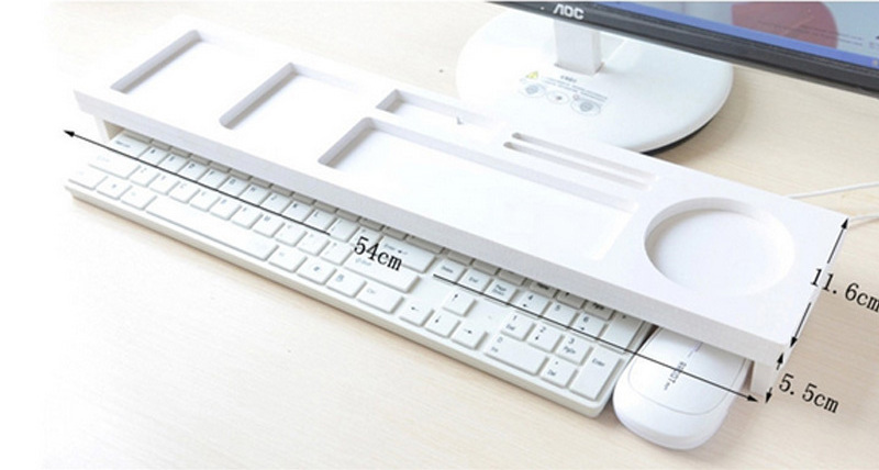 Desk Storage Shelf Office Desktop Organizer Phone Keyboard Storage Pen Shelf Desktop Organizer a shelves