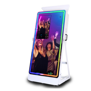 wedding portable outdoor dslr magic selfie camera photobooth mirror photo booth machine