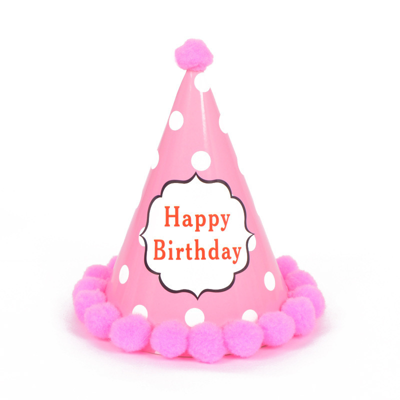 Inexpensive Children's Birthday Party Hat Environmentally Degradable Paper Card Party Streamer & Confetti