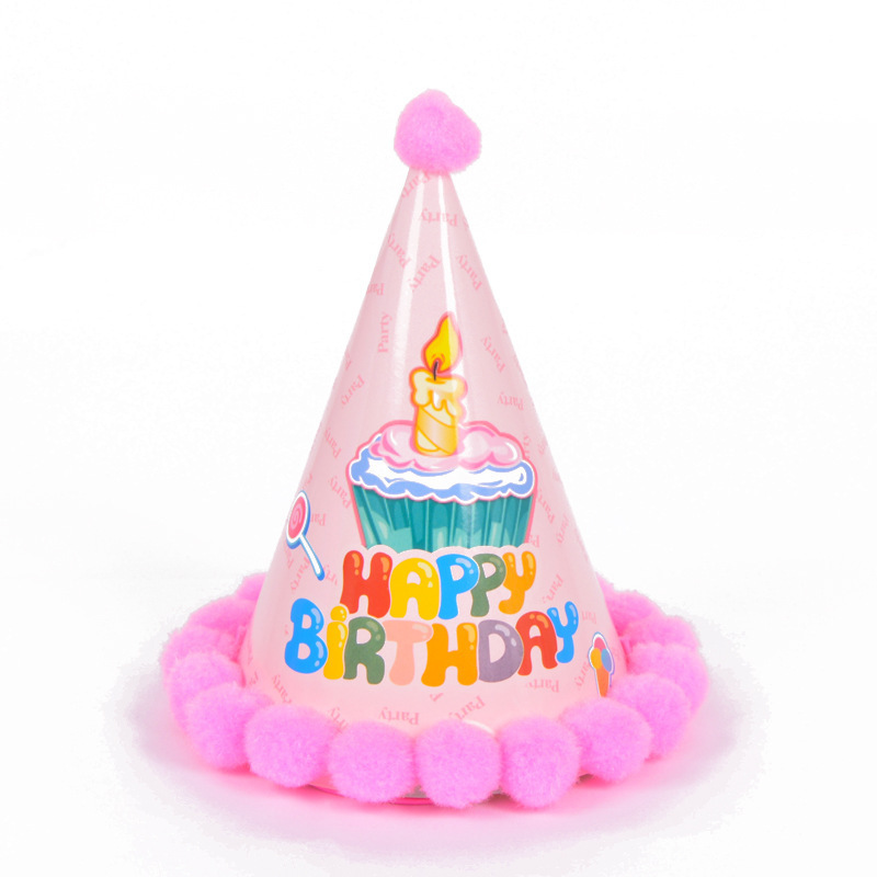 Inexpensive Children's Birthday Party Hat Environmentally Degradable Paper Card Party Streamer & Confetti