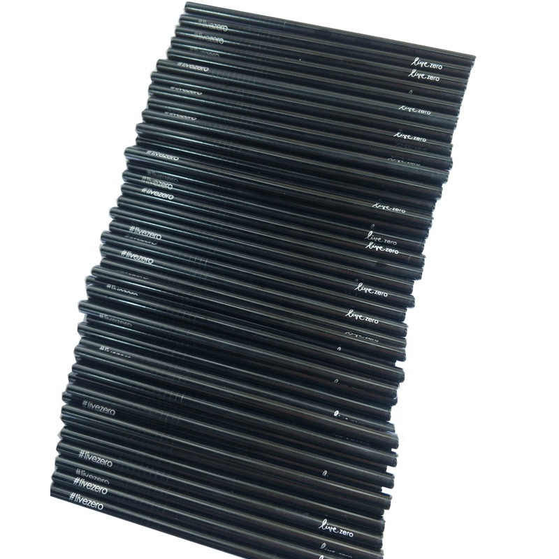 Coloured stainless steel straws short cocktail metal straw for drinking engraved silver or black logo top seller